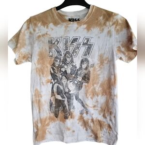 KISS Tie Dyed‎ Women's Size Small Size T Shirt